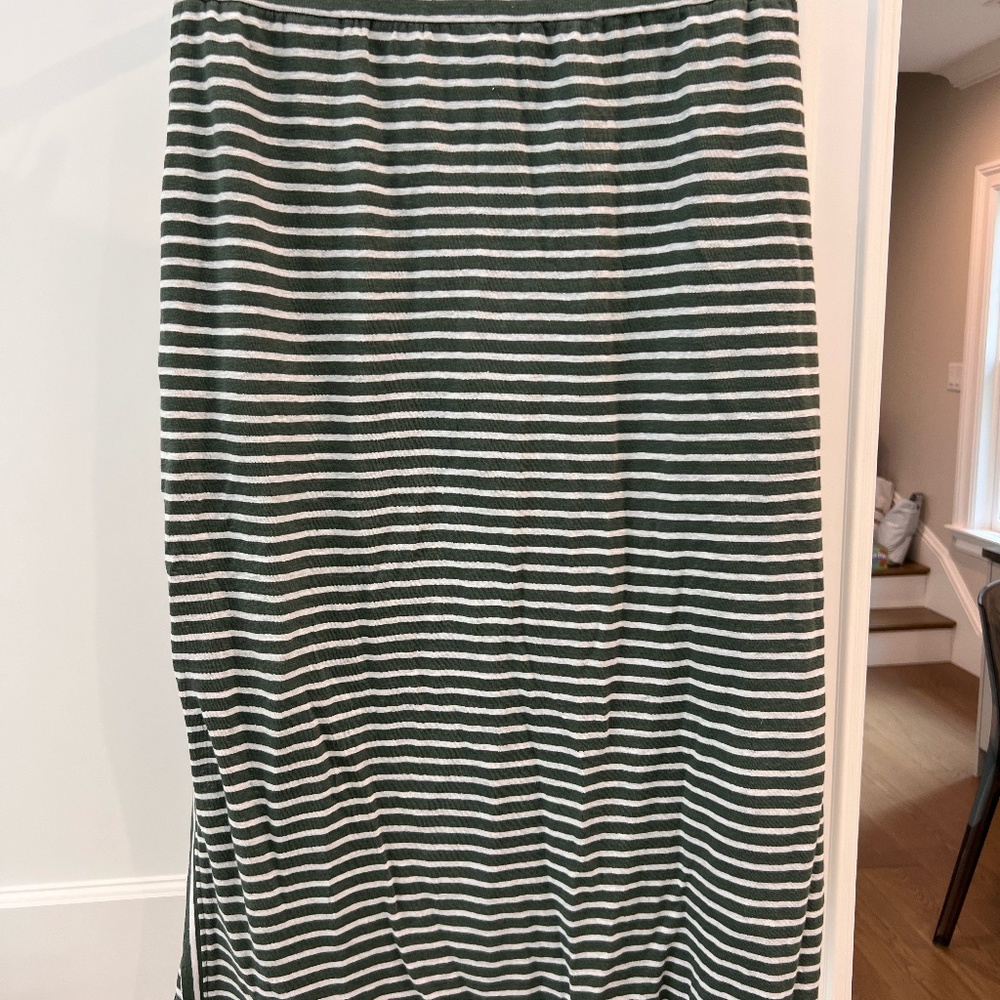 NWT Eileen Fisher Cotton / Linen Skirt Nori Size XL